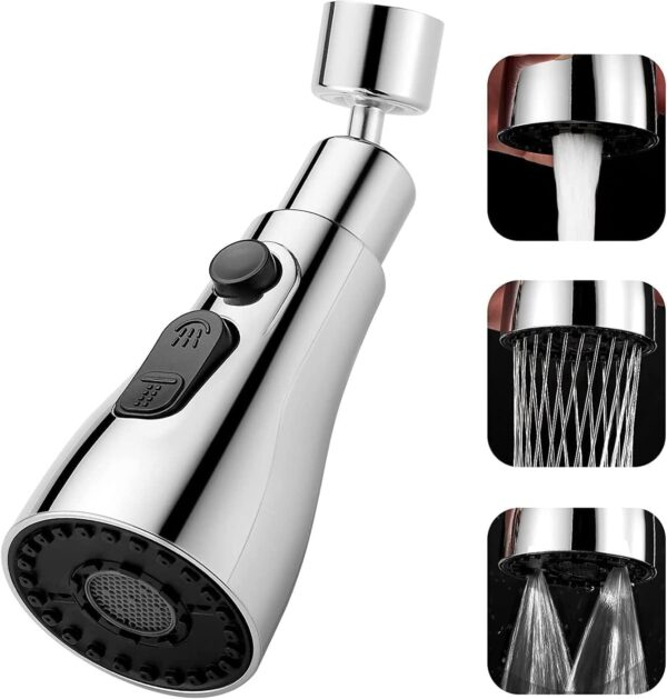 Nubilous Tap Extender for Kitchen Sink – Flexible Faucet Extension for Easy Access and Convenient Use (24 mm & 22 mm)
